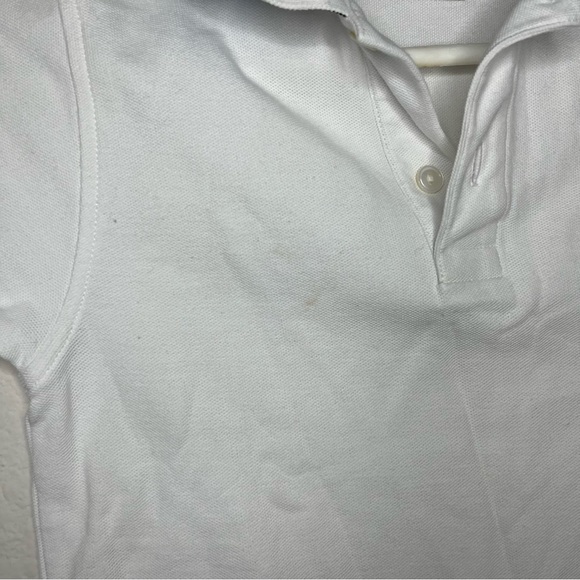 PsychoBunny white polo shirt with bunny accent size xsmall 5/6 - Picture 5 of 12